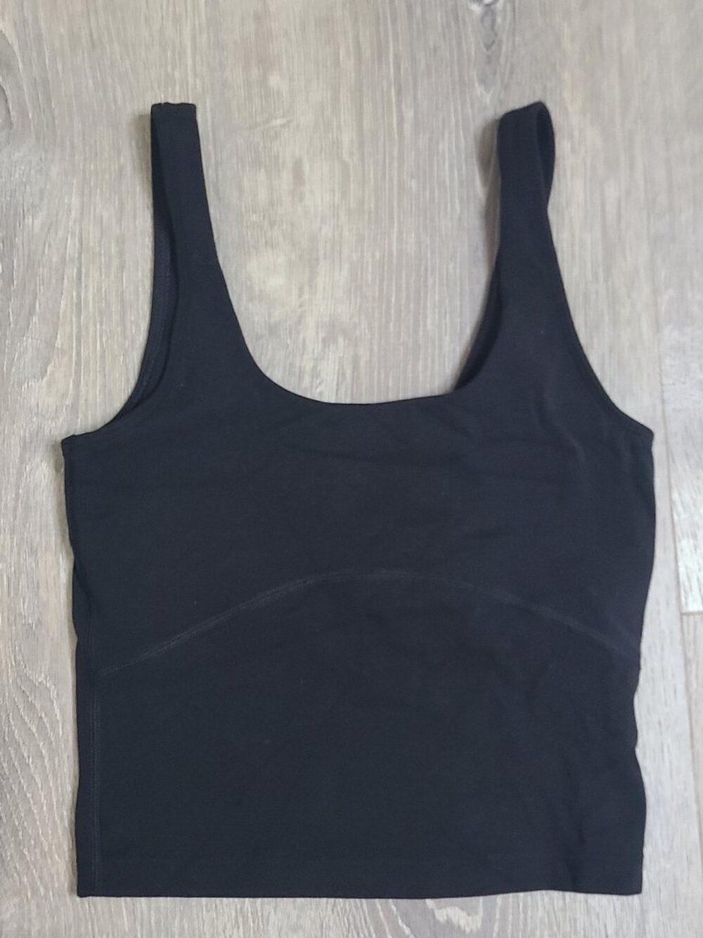 Aritzia TnAction TnaBUTTER Core Cropped Workout Tank Top Black - Size 2XS